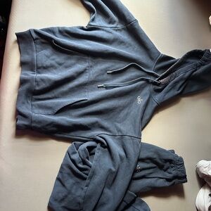 ALO Yoga Blue Hoodie